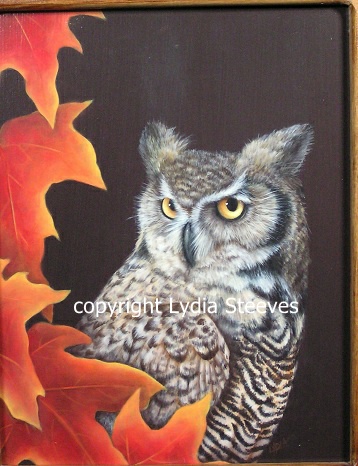 Fall Owl Acrylic e-Packet